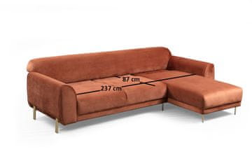 Atelier Del Sofa Kutna garnitura, IMAGE, desna, boja cimeta, Image Corner Right ( L3-Chl ) - Cinnamon