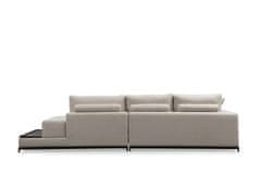 Atelier Del Sofa Četverosjed, LINE s integriranim stolićem, bež, Line With Side Table - Beige