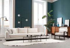 Atelier Del Sofa Četverosjed, LINE s integriranim stolićem, bež, Line With Side Table - Beige