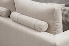 Atelier Del Sofa Četverosjed, LINE s integriranim stolićem, bež, Line With Side Table - Beige