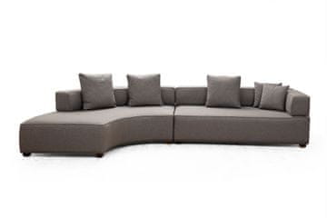 Atelier Del Sofa Kutna garnitura, LENA, desna, siva, Gondol-1 (CHL-3R) - Grey