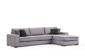 Atelier Del Sofa Kutna garnitura, LENA, lijeva, siva, Lena Corner Right ( L3+Chl ) - Light Grey