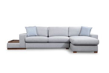 Atelier Del Sofa Kutna garnitura, LOOP 15, svjetlo siva, Loop 15