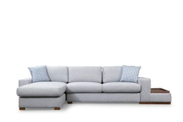 Atelier Del Sofa Kutna garnitura, LOOP 14, svjetlo siva, Loop 14