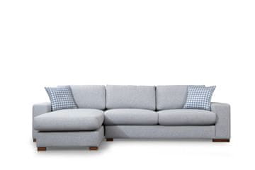 Atelier Del Sofa Kutna garnitura, LOOP 13, svjetlo siva, Loop 13