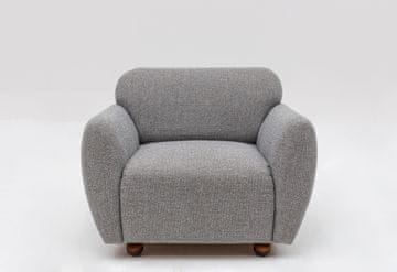 Atelier Del Sofa Fotelja EDDY siva, Eddy - Light Grey