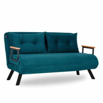 Atelier Del Sofa Dvosjed na razvlačenje SANDO petrol, Sando 2-Seater - Petrol Green