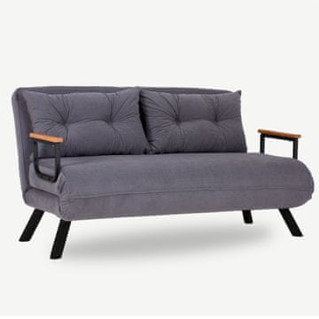 Atelier Del Sofa Dvosjed na razvlačenje SANDO siva, Sando 2-Seater - Grey