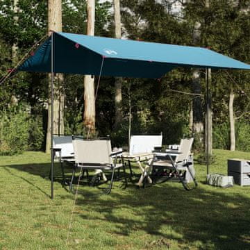 Vidaxl Kamperska cerada, plava, 360 x 294 cm, vodootporna
