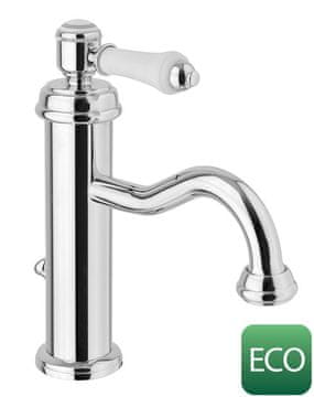 SAPHO VIENNA slavina za umivaonik s ECO uloškom, kromirana, hrč. retro dizajn