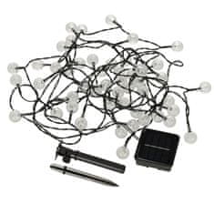 MG Ball Garland solarni lanac 50 LED 7m, crno