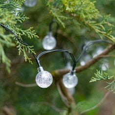 MG Ball Garland solarni lanac 50 LED 7m, crno