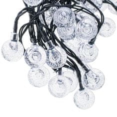 MG Ball Garland solarni lanac 50 LED 7m, crno