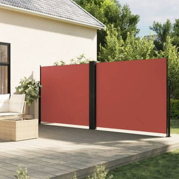 Vidaxl Uvlačna bočna tenda od terakote 160x1200 cm