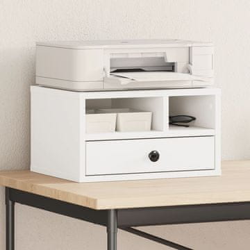Vidaxl Stalak za pisač Bijeli 40x32x22,5 cm