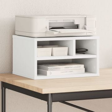 Vidaxl Stalak za pisač Bijeli 40x32x22,5 cm