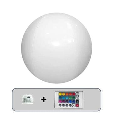 HOME & MARKER® Plutajuća solarna LED svjetiljka za bazen, višebojna s daljinskim upravljanjem | POOLGLO