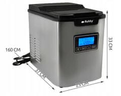 Ruhhy 120W LCD bar Izrada akademije izrade kockica leda 2,2L ledomat inox
