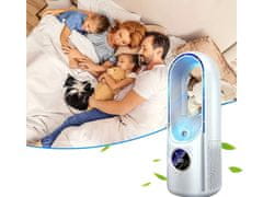 Verkgroup 2V1 LED RGB uspravni ventilator i LCD ovlaživač USB