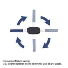 Netscroll Alat za jednostavnu zamjenu kočnica 40–68 mm, nehrđajući čelik, za auto i kamion, BrakeSwitch