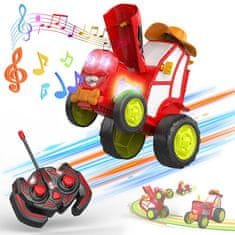 Cool Mango dječji automobil na daljinsko upravljanje za skokove i trikove, crveni - Crazycar