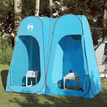 Vidaxl Pop-up šator za presvlačenje, plavi, vodootporni