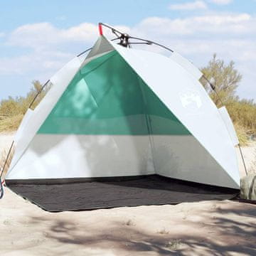 Vidaxl Šator za plažu, morsko plava, brzo postavljanje, vodootporan