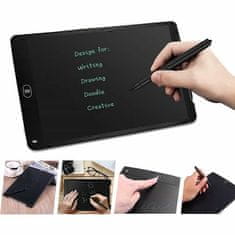 Netscroll Pametna LCD tablica za crtanje i pisanje s olovkom, digitalna grafička ploča s gumbom za brisanje, višekratna uporaba, za djecu i odrasle, TabletArt