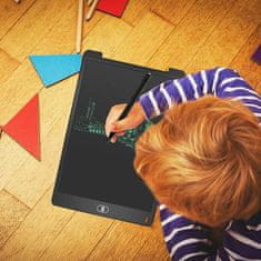 Netscroll Pametna LCD tablica za crtanje i pisanje s olovkom, digitalna grafička ploča s gumbom za brisanje, višekratna uporaba, za djecu i odrasle, TabletArt