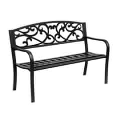 Aga Metalna vrtna klupa MR2044 127x60x89 cm
