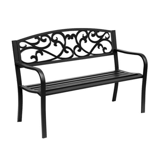 Aga Metalna vrtna klupa MR2044 127x60x89 cm
