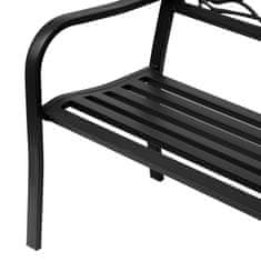 Aga Metalna vrtna klupa MR2044 127x60x89 cm