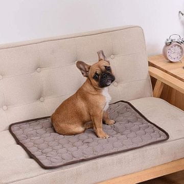 Netscroll Hladilna podloga za psa ili mačku, 100x70 cm, otporna na ogrebotine, periva, protuklizna i vodootporna baza, CoolingMat