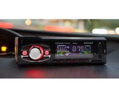 Dexxer 1DIN 12V LCD FM auto radio 4x50W USB Bluetooth SD + daljinski RENEW FORCE
