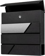 Dexxer Moderan poštanski sandučić s utorom za novine antracit + nehrđajući čelik X7