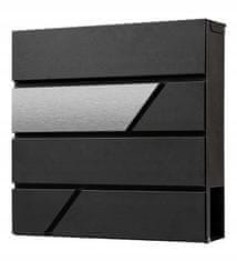 Dexxer Moderan poštanski sandučić s utorom za novine antracit + nehrđajući čelik X7