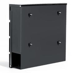 Dexxer Moderan poštanski sandučić s utorom za novine antracit + nehrđajući čelik X3