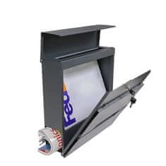 Dexxer Moderan poštanski sandučić s utorom za novine antracit X2