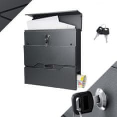 Dexxer Moderan poštanski sandučić s utorom za novine antracit X2