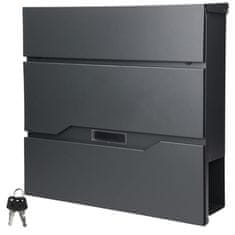 Dexxer Moderan poštanski sandučić s utorom za novine antracit X2