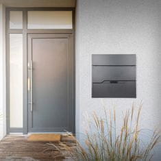 Dexxer Moderan poštanski sandučić s utorom za novine antracit X2