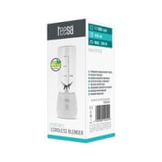 Teesa 100W baterija. 2000mah prijenosni blender i mikser 450ml USB bijeli