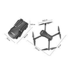 Rebel TOOLS ACA. 1300mAh Sklopni dron s HD kamerom aplikacija Dove Pro