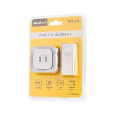 Rebel TOOLS 230V bežično elektroničko zvono 36 melodija do 150m 2x USB 2A