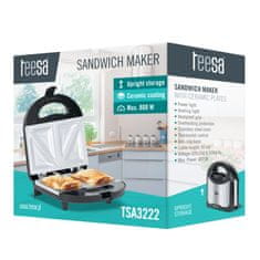 Teesa Cigla za toster od 800W za sendviče s keramičkim umetcima