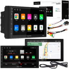 Krüger&Matz 12V 2Din LCD FM AVTORADIO 4X45W 2X USB Bluetooth GPS Android 12 WiFi