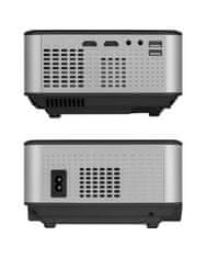 Krüger&Matz Prijenosni wifi vodio HDMI USB VGA i Full HD zvučnik na 120 "V-LED50