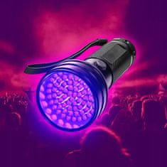 Dexxer Alu. 51 UV LED ručna lampa crna