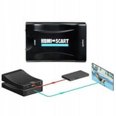 Dexxer Adapter HDMI pretvarač na SCART AV Euro Full HD 230V