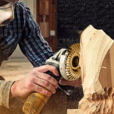 Dexxer Set od 3 brusne ploče za poliranje drva 100mm volfram karbid